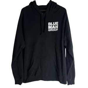 Blue Man Group Las Vegas Fleece Black Pullover Hoodie Sweatshirt